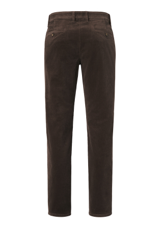 Pantaloni catifea velur bumbac REDPOINT Odessa maro [1]