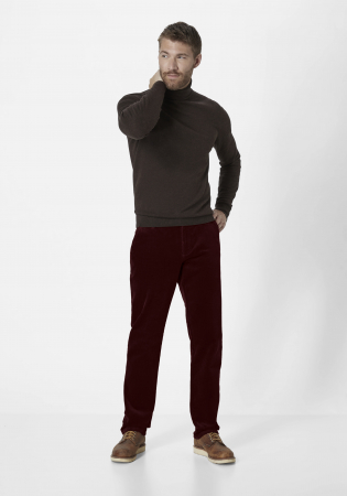 Pantaloni bumbac barbati REDPOINT Odessa visiniu [2]