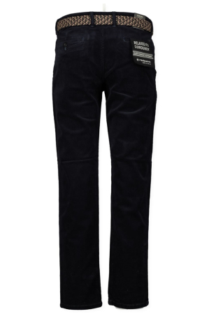 Pantaloni velur chino bumbac barbati REDPOINT Odessa bleumarin [1]