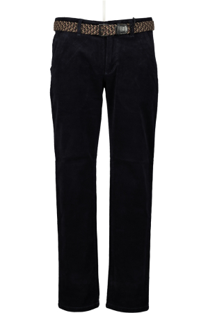 pantaloni chino - Pantaloni velur chino bumbac barbati REDPOINT Odessa bleumarin