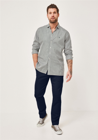 Pantaloni chino bumbac barbati REDPOINT Odessa Modern bleumarin [2]