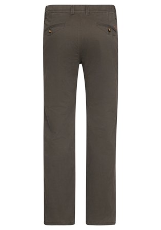 Pantaloni termici bumbac chino barbati REDPOINT Odessa Thermo oliv inchis [1]