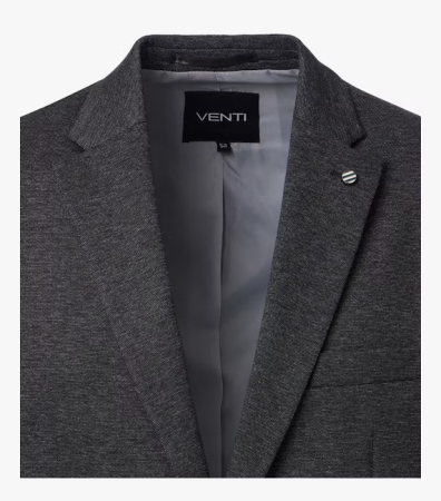 Sacou casual barbati VENTI CiTY antracit [2]