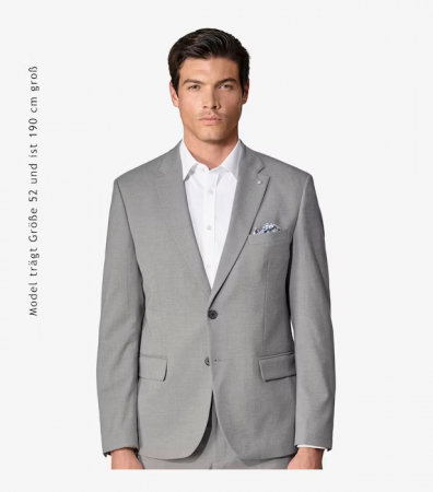 Sacou costum mix&match barbati VENTI gri deschis [5]