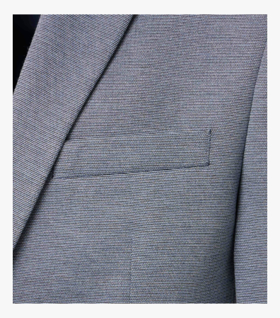 Sacou costum mix&match barbati VENTI albastru gri [3]