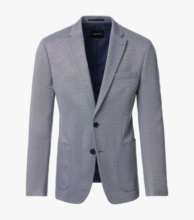 costume mix&match - Sacou costum mix&match barbati VENTI albastru gri