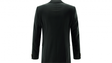 Sacou costum lana CERRUTI m&m barbati Carl Gross Modern Steven negru [2]