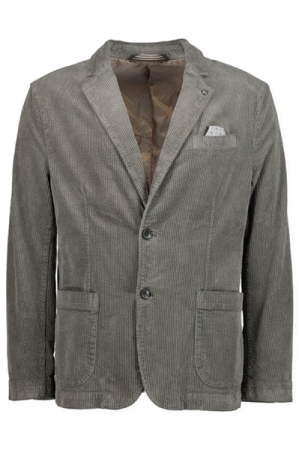 sacouri - Sacou velur bumbac barbati S4 Paris gri