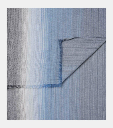 Esarfa bumbac barbati CASA MODA bleu/bej degrade [1]
