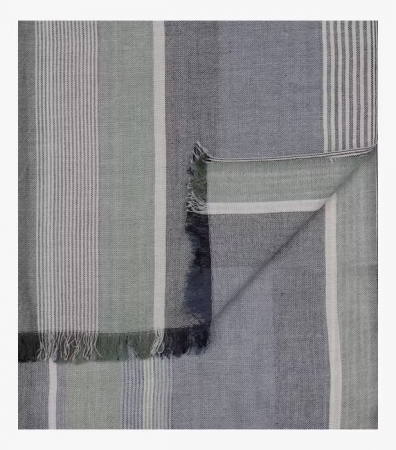 Esarfa subtire bumbac barbati CASA MODA verde/albastru [1]