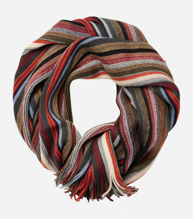 Accesorii - Fular barbati CASA MODA dungulite portocaliu/bej