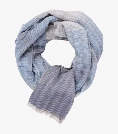Accesorii - Esarfa subtire bumbac CASA MODA albastru/bleu dungulite