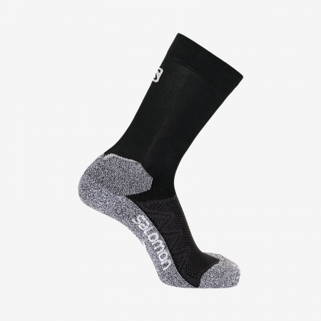 Outdoor - Sosete multisport unisex SALOMON SPEEDCROSS CREW DX+SX negru/gri