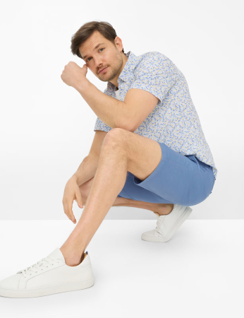 Pantaloni scurti bermuda bumbac barbati BRAX Shorts BARI albastru [5]