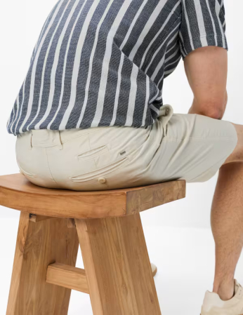 Pantaloni scurti bermuda bumbac barbati BRAX BARI crem [4]