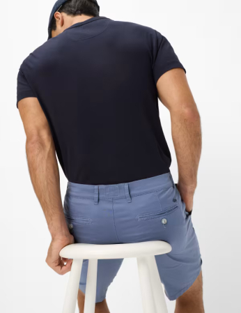 Pantaloni scurti bermuda bumbac/lyocell barbati BRAX BOZEN B albastru [4]