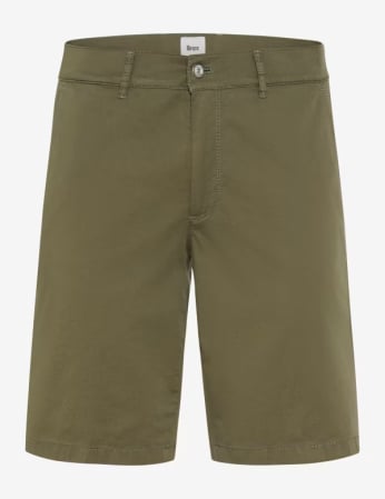 pantaloni scurti - Pantaloni scurti bermuda bumbac/lyocell barbati BRAX BOZEN B kaki