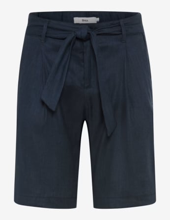 Articole femei - Pantaloni scurti in/bumbac femei BRAX MAINE B bleumarin