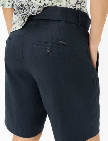 Pantaloni scurti in/bumbac femei BRAX MAINE B bleumarin [2]