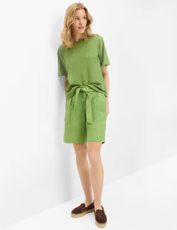 Pantaloni scurti in/bumbac femei BRAX MAINE B  verde [3]