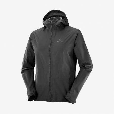 jachete sport si drumetie - Jacheta impermeabila barbati SALOMON ESSENTIAL 2.5L negru