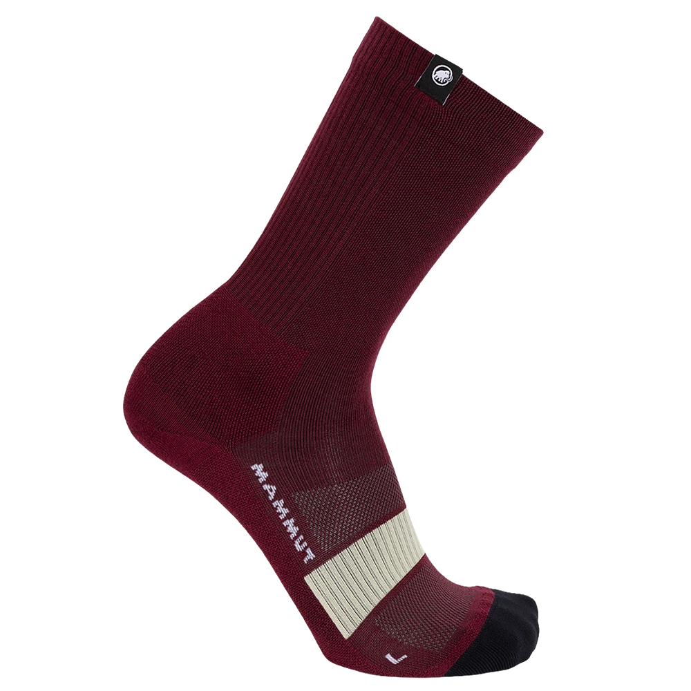 sosete sport - Sosete merinos barbati MAMMUT All Mountain Targeted visiniu/bej