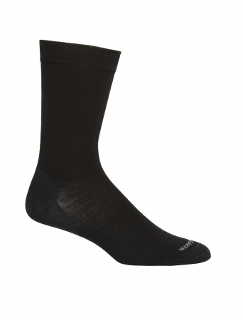 Outdoor - Sosete merino barbati ICEBREAKER Lifestyle FineGaugeCrew negre