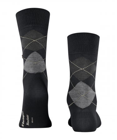 Sosete barbati BURLINGTON Manchester negru 40-46 [1]