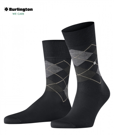 sosete - Sosete barbati BURLINGTON Manchester negru 40-46