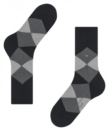 Sosete barbati BURLINGTON Clyde negru 40-46 [4]