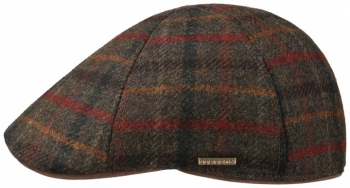Accesorii - Sapca premium barbati lana STETSON Texas tweed caroiat maro