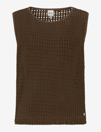 Articole femei - Top crosetat femei BRAX INA maro