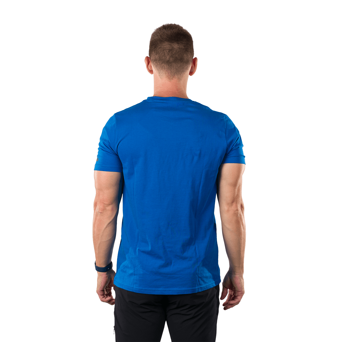 Tricou bumbac organic barbati NORTHFINDER AMAD albastru [2]