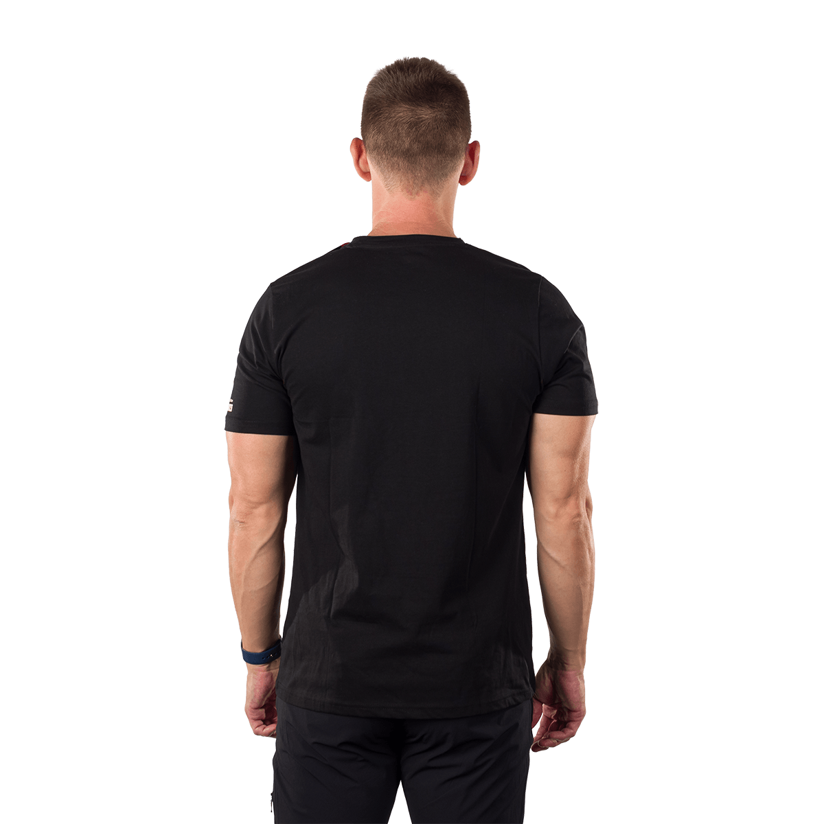Tricou bumbac organic barbati barbati NORTHFINDER BARTOLOM negru [3]