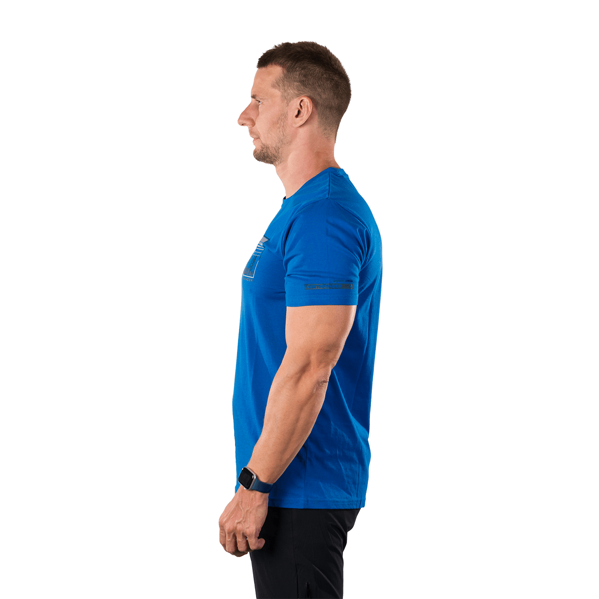 Tricou bumbac organic barbati barbati NORTHFINDER BARTOLOM albastru [2]