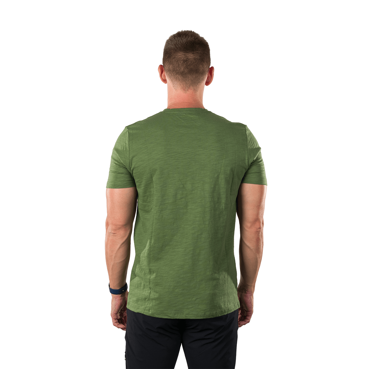 Tricou bumbac organic barbati NORTHFINDER JACINT verde [3]