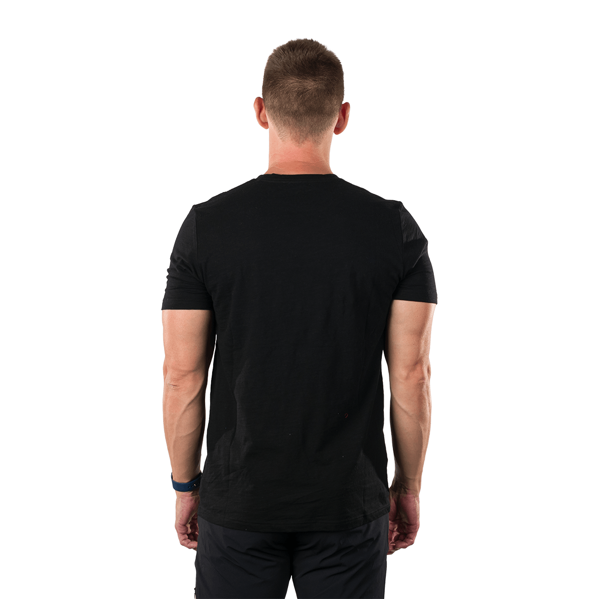 Tricou bumbac organic barbati NORTHFINDER JACINT antracit [3]