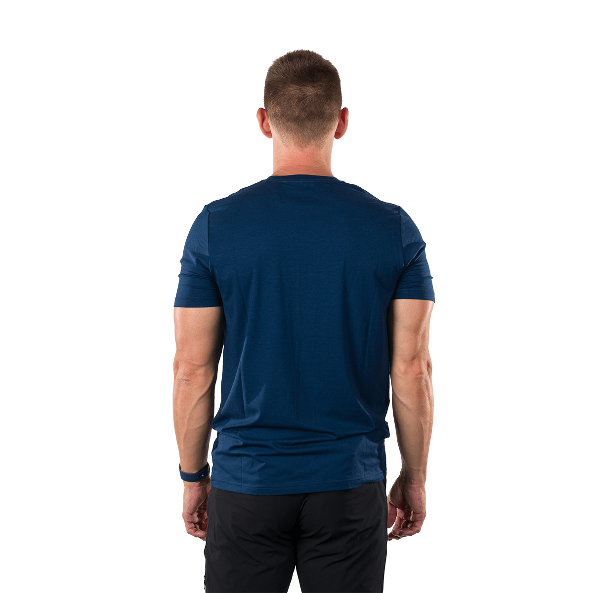 Tricou drumetie bambus/bumbac barbati NORTHFINDER HALM bleumarin [1]
