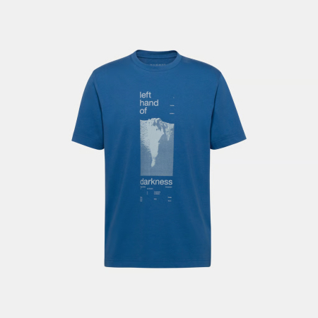 Tricouri - Tricou bumbac organic barbati MAMMUT Base HAND albastru