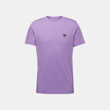 tricouri sport si outdoor - Tricou bumbac irganic barbati MAMMUT CORE GARANTIE mov