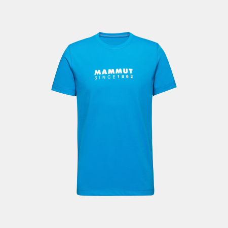 Outdoor - Tricou bumbac organic barbati MAMMUT CORE LOGO albastru