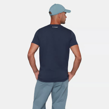 Tricou bumbac organic barbati MAMMUT CORE LOGO bleumarin [2]