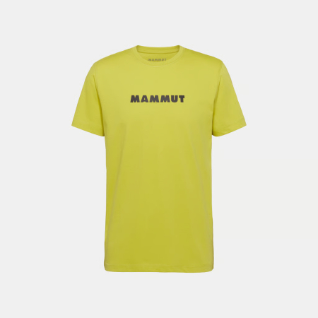 Outdoor - Tricou bumbac organic barbati MAMMUT CORE LOGO mustar