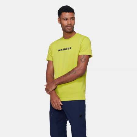 Tricou bumbac organic barbati MAMMUT CORE LOGO mustar [1]