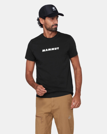 Tricou bumbac organic barbati MAMMUT CORE LOGO negru [3]
