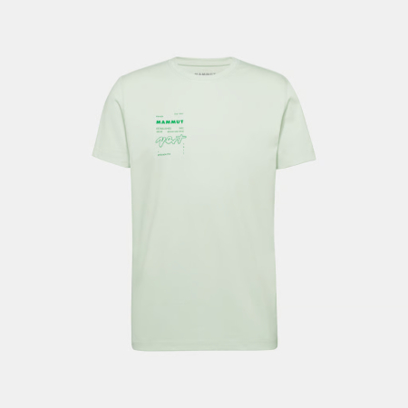 Outdoor - Tricou bumbac organic barbati MAMMUT CORE VERT vernil