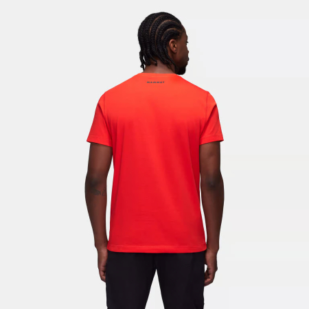 Tricou drumetie bumbac organic barbati MAMMUT CORE LOGO rosu [3]