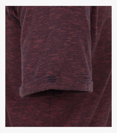 Tricou henley bumbac barbati CASA MODA rosu inchis [3]