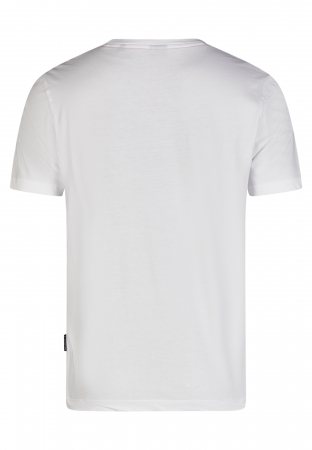 Tricou jerseu bumbac barbati HECHTER alb logo H tricolor [4]