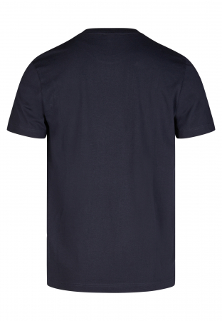 Tricou jerseu bumbac barbati HECHTER bleumarin logo H tricolor [4]